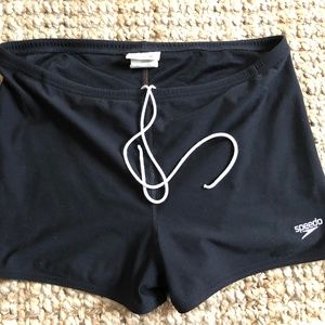 Men's Speedo Solid Square Leg Swim Suit